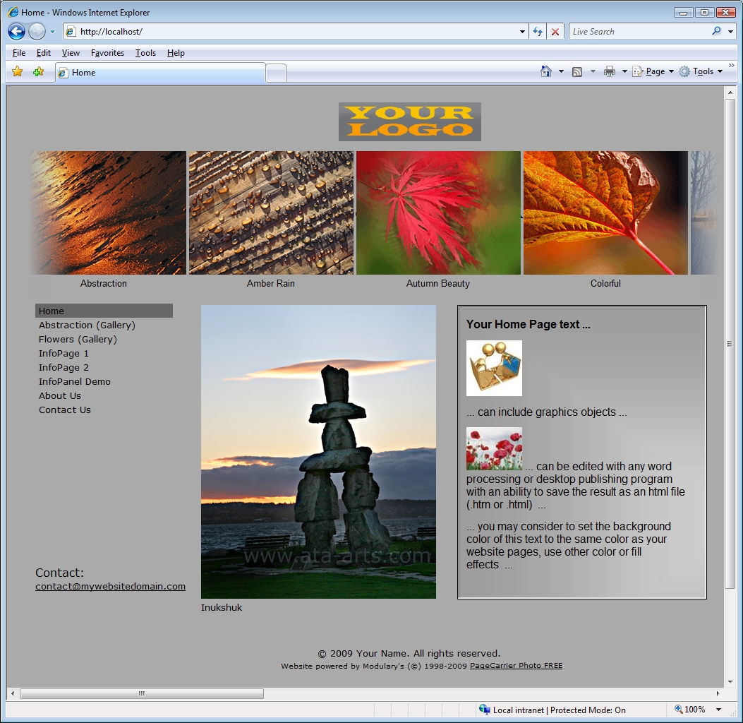 Windows 7 PageCarrier Photo Free 1.2.10 full